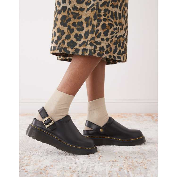 Dr Martens unisex Laketen mules in black | ASOS