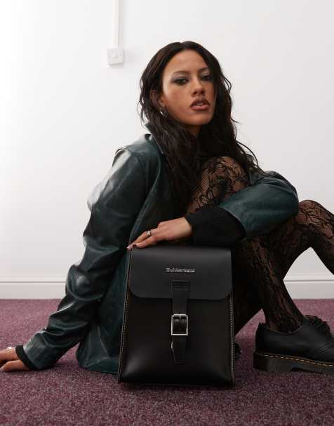 Dr Martens unisex mini backpack in black - view 1