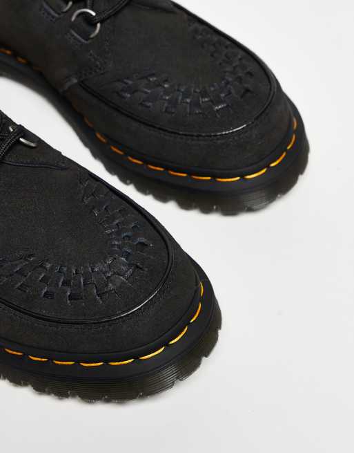 Dr Martens unisex Ramsay creepers in black, 2 of 3