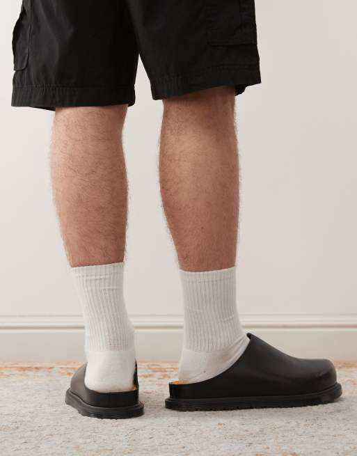 Dr Martens Unisex – San – Czarne klapki, 3 z 4