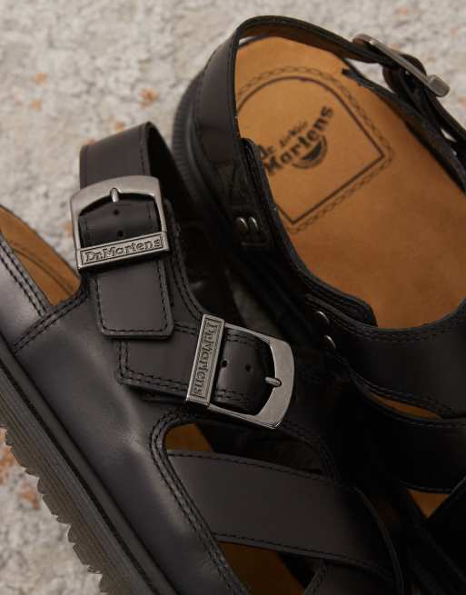 Dr Martens - Unisex San - Sorte fiskersandaler, 4 af 4