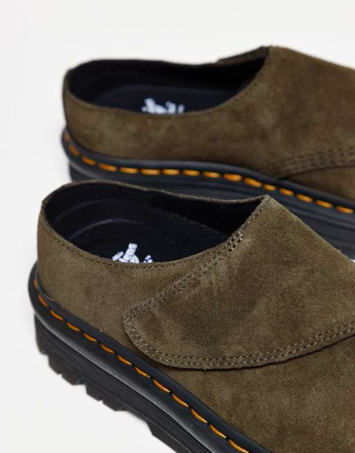 Dr Martens - Unisex ZebZag Anywair - Muiltjes in olijfgroen, 3 van 3