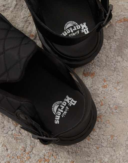 Dr Martens - Unisex ZebZag - Sorte mules med vatteringer, 3 af 4