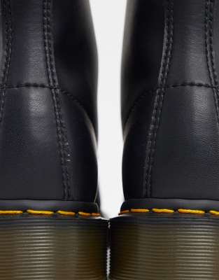 dr martens vegan 101 6 eye boots in black