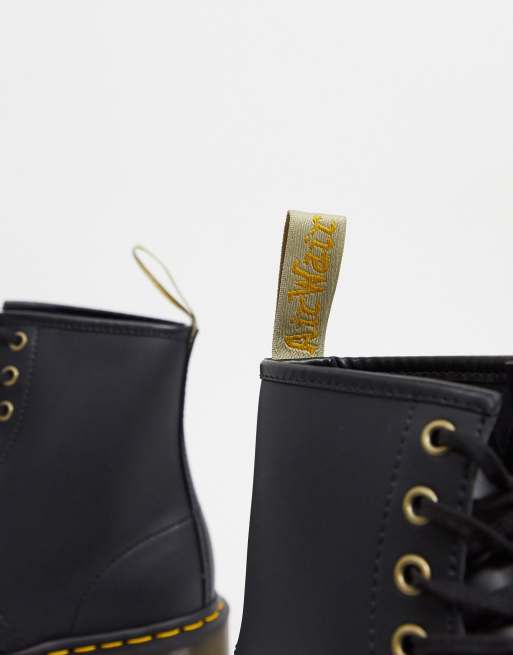 Dr Martens – Vegan 1460 Czarne 8-oczkowe buty  , 4 z 4