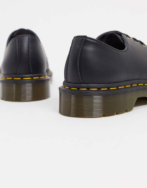 – Dr Martens Vegan 1461 3 öljetter – Svarta, platta skor  , 2 av 4