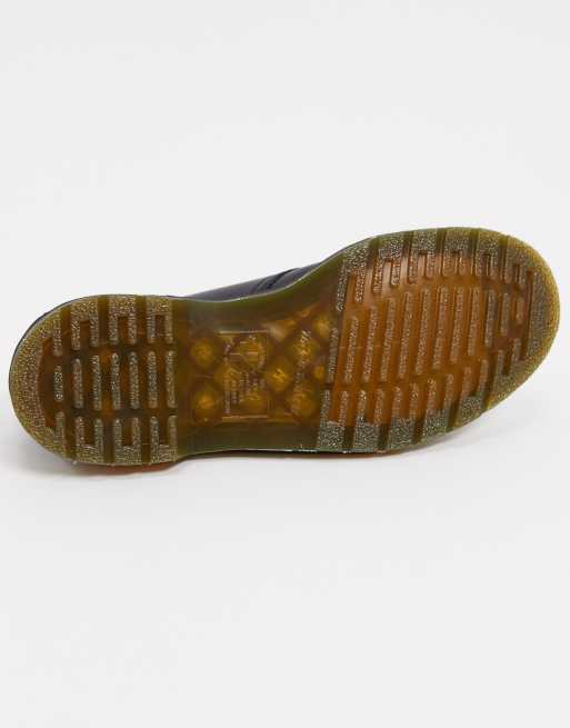 Dr Martens - Vegan 1461 - Sorte flade sko med 3 snørehuller  , 4 af 4
