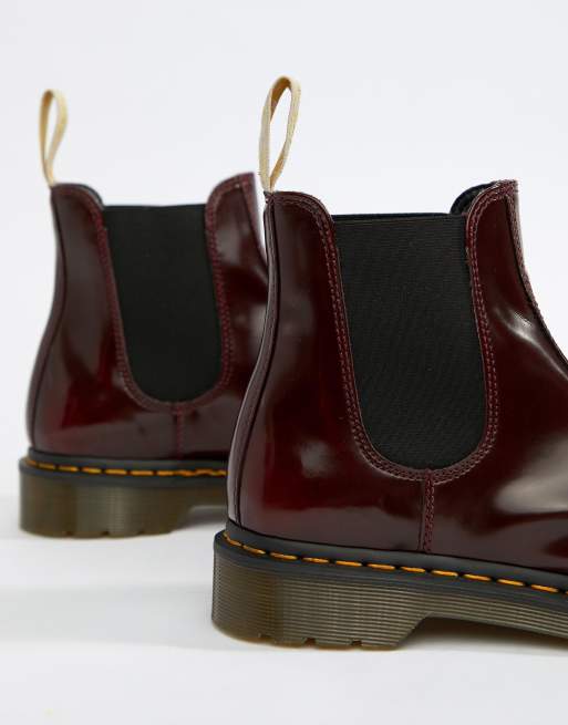 Dr. martens 2976 vegan outlet cherry red chelsea boots