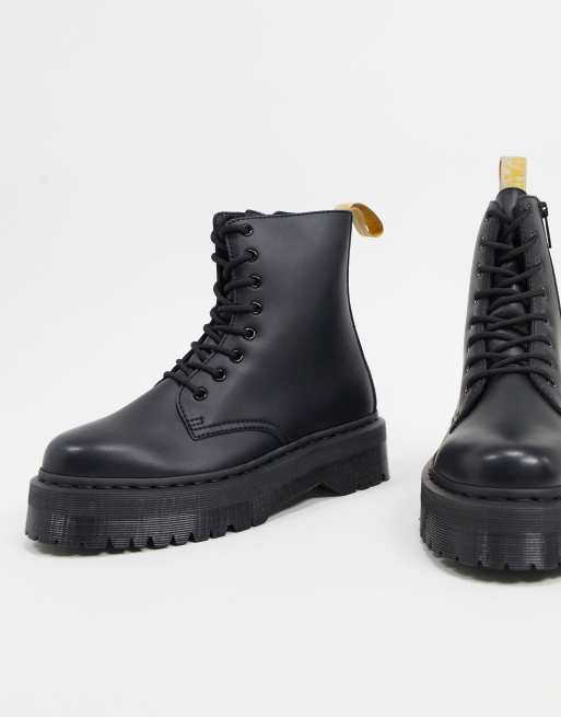 Dr martens Voss Vegan Jadon Platform boots in black  