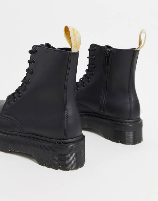 Dr Martens – Vegan Jadon – Svarta platåboots, 4 av 4