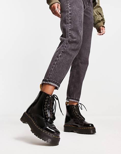 Anfibi Donna Dr.+MartensDr Martens 1460w Originals Eight-eye Lace-up Boot 
