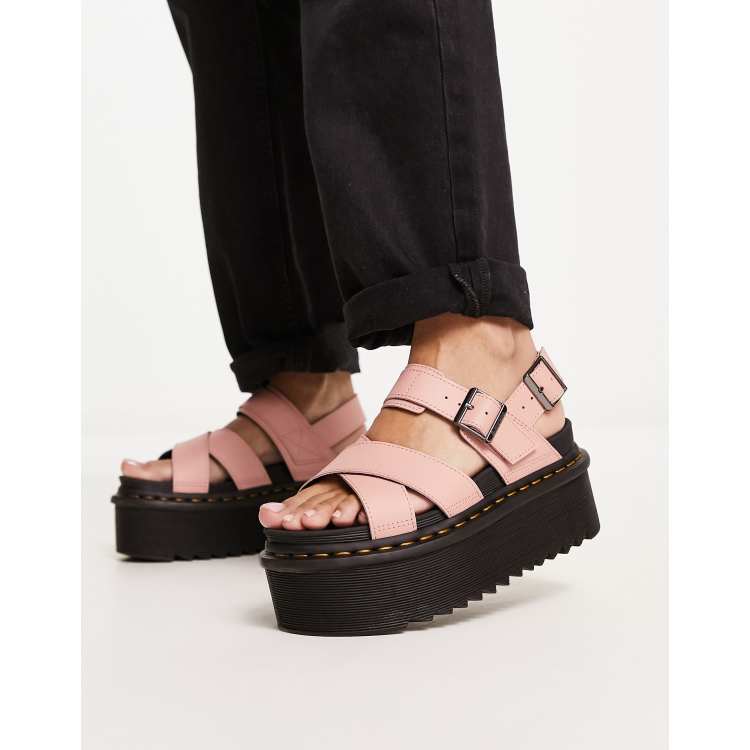 Ladies dr martens sandals hot sale