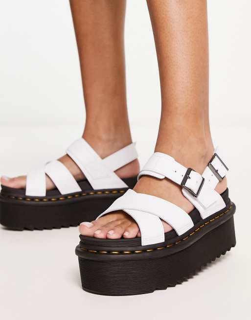 Dr Martens Voss ii quad sandals in white