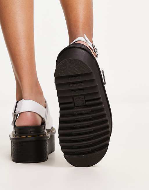 Dr Martens Voss ii quad sandals in white | ASOS Dr Martens Voss ii quad sandals in white | ASOS