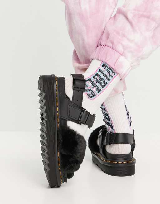 Dr Martens - Voss II - Sandali soffici neri, 3 di 4