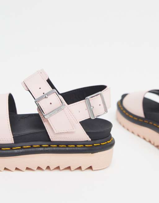 Doc martens voss sandals pink hot sale