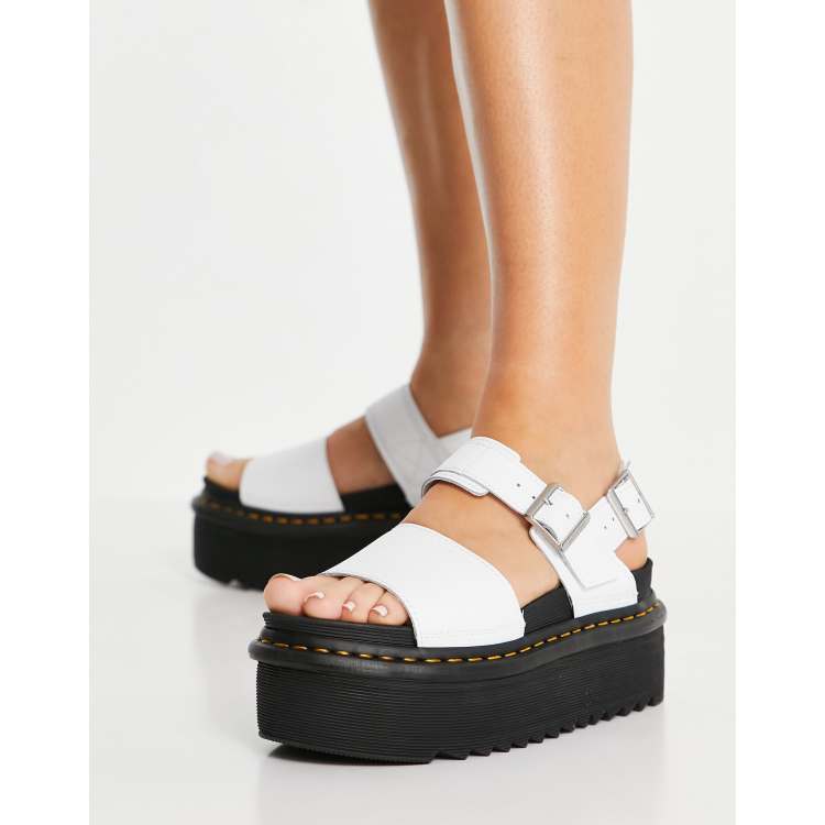 Dr martens cheap voss sandal white