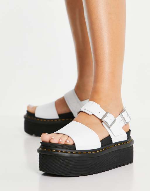 Dr martens cheap white sandals