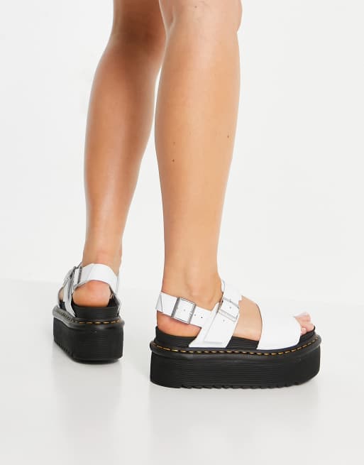 Dr martens best sale voss sandals white