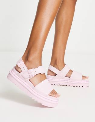 voss dr martens pink