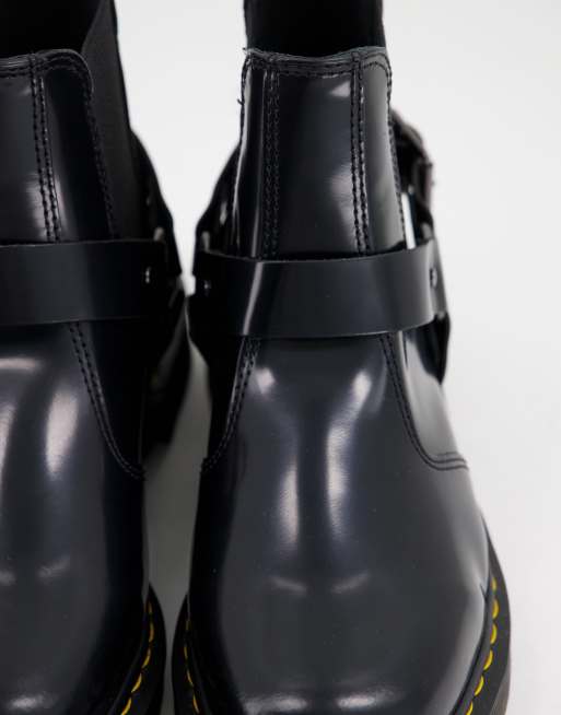 Dr Martens Wincox Chelsea boots in black polished smooth | ASOS