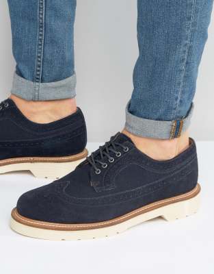 dr martens blue suede shoes