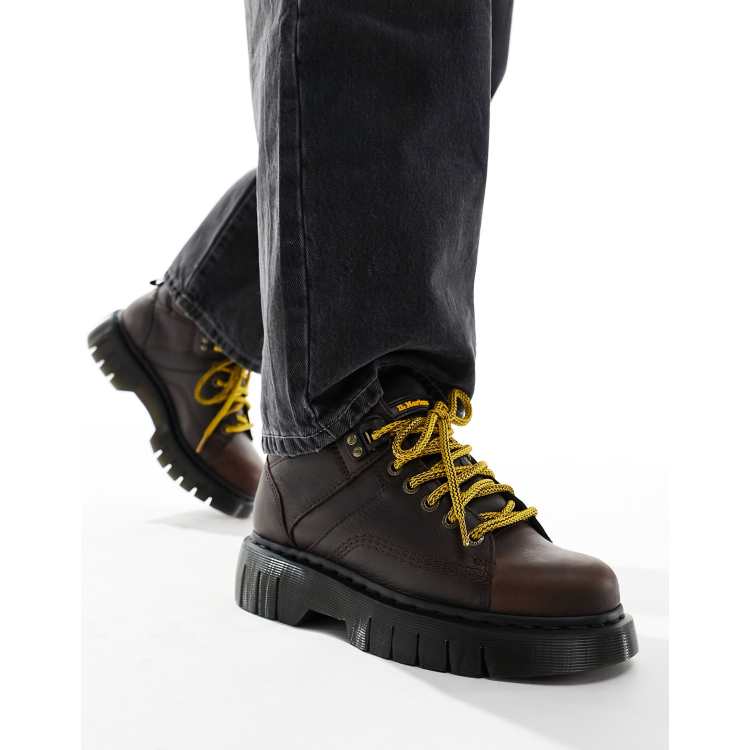 Dr martens basse marroni best sale