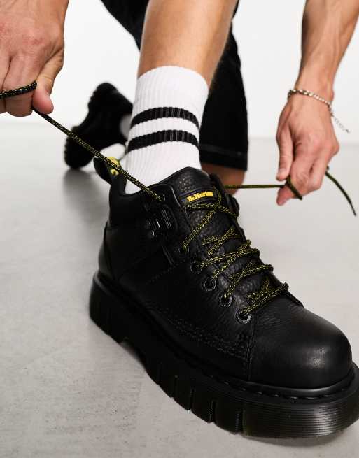 Dr. Martens – Woodard – Svarta läderskor med 7 öljetter, 3 av 4