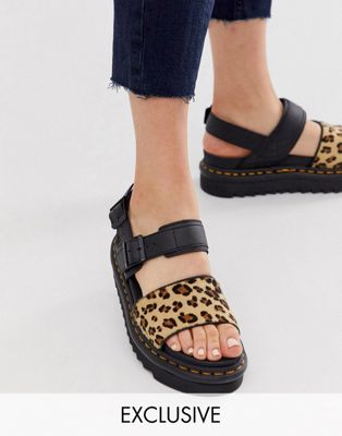 asos leopard sandals
