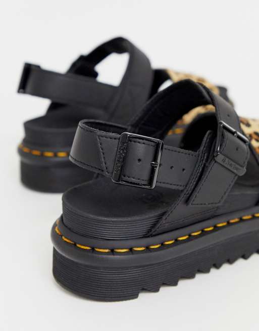 Dr martens leopard store sandals