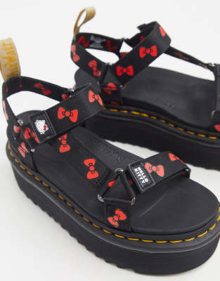 hello kitty dr marten sandals