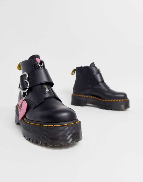Dr. Martens x Lazy Oaf - Grosses bottines à boucle