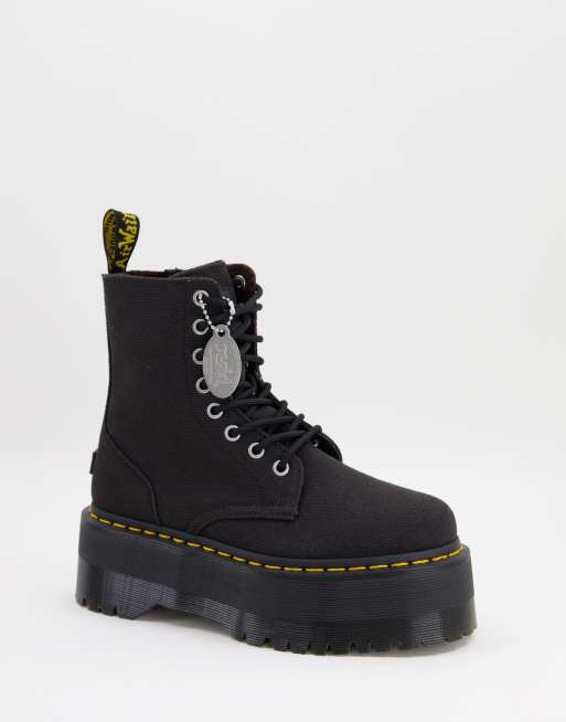 Dr Martens x X Girl Jadon Max - Sorte støvler