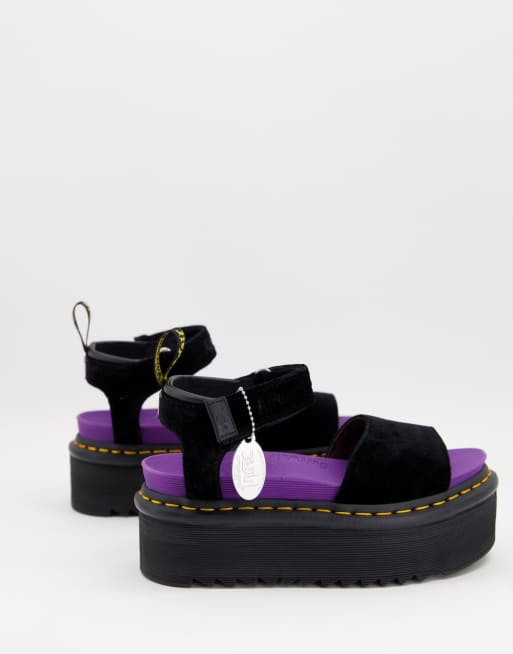 Dr martens cheap velluto nero