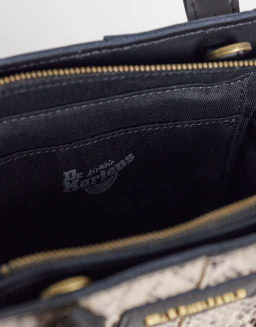 Dr Martens XS tote bag in snake print, 3 of 4