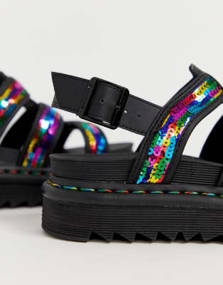 rainbow sequin doc martens