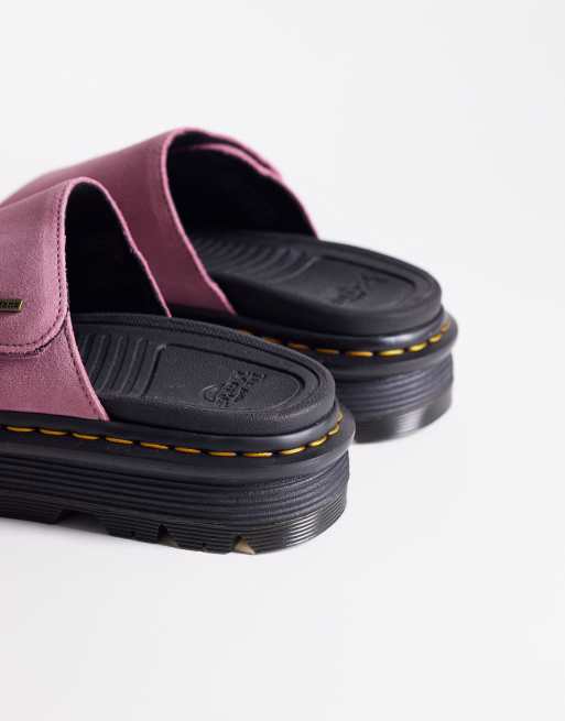 Dr Martens – ZebZag – Klapki w zgaszonym różowym kolorze, 3 z 4