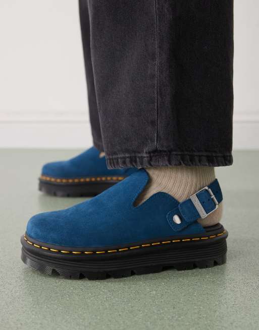 Dr Martens ZebZag mule in neptune blue | ASOS