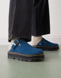 [Dr Martens] Dr Martens ZebZag mules in neptune blue 39 BLUE