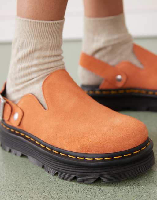 Dr Martens★ZEBZAG スリング バックル ミュール★兼用★ORANGE Dr Martens☆ZEBZAG スリング バックル ミュール☆兼用☆2色 (Dr