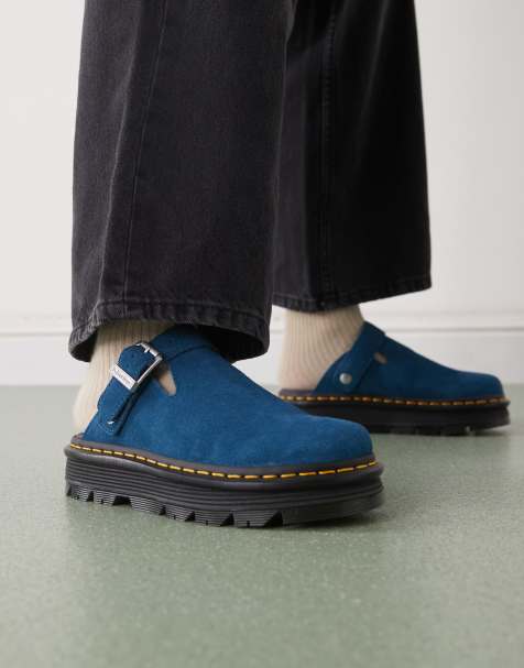 Dr. Martens – ZebZag – Niebieskie mule - view 1