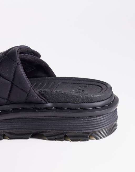 Dr Martens ZebZag quilted slide in black, 4 of 4