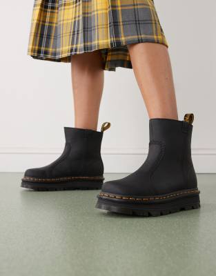 Dr. Martens - ZebZag Rigger - Stiefel in Schwarz