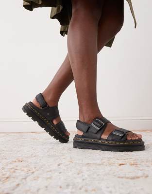Dr Martens ZebZag sandal in black