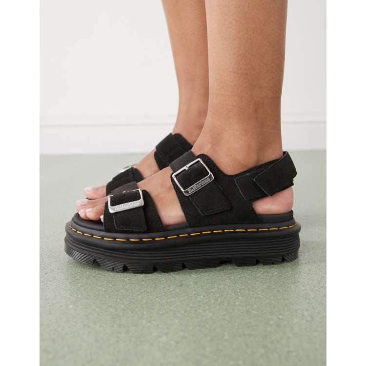 靴 ZEBZAG SANDAL BLK UK5 Womens Black Dr Martens Zebzag Mule Sandals | schuh