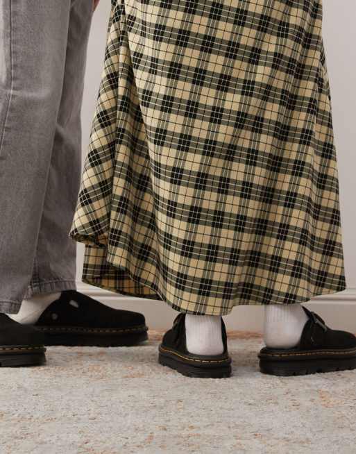 Dr Martens - ZebZag - Sorte mules i ruskind, 3 af 4