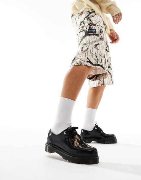 Dr Martens Zeffir 3 eye shoes in black leather - view 1