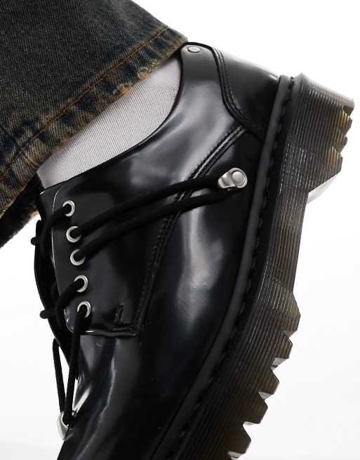 Dr Martens Zeffir 5 eye shoes in black leather