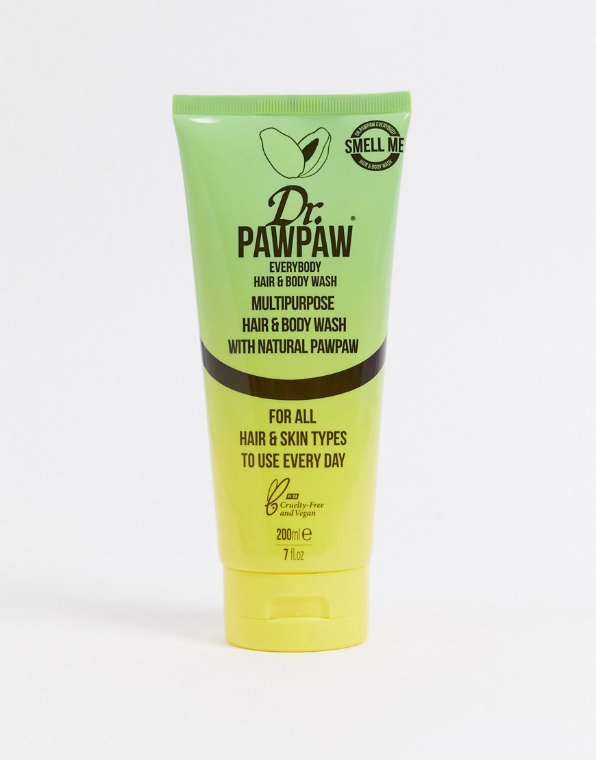 Dr Paw Paw Dr. PAWPAW Everybody Multipurpose Hair & Body Wash 200ml-Clear