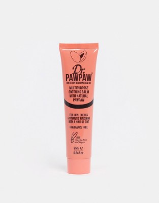 Dr Paw Paw Dr. PAWPAW Tinted Peach Pink Multipurpose Balm 25ml-Clear